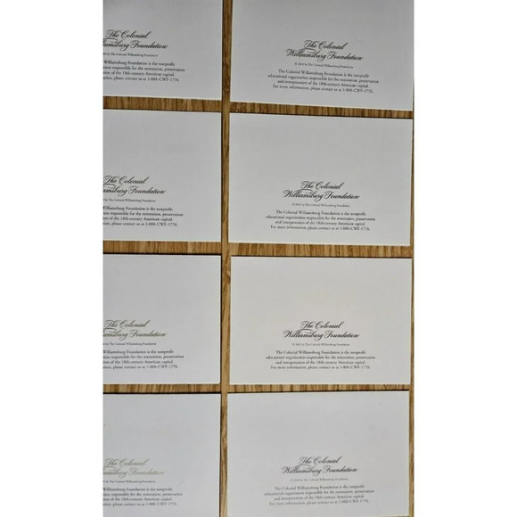 Colonial Williamsburg Foundation Set of 13 Blank Greeting Cards Assorted Wreaths - Picture 7 of 8